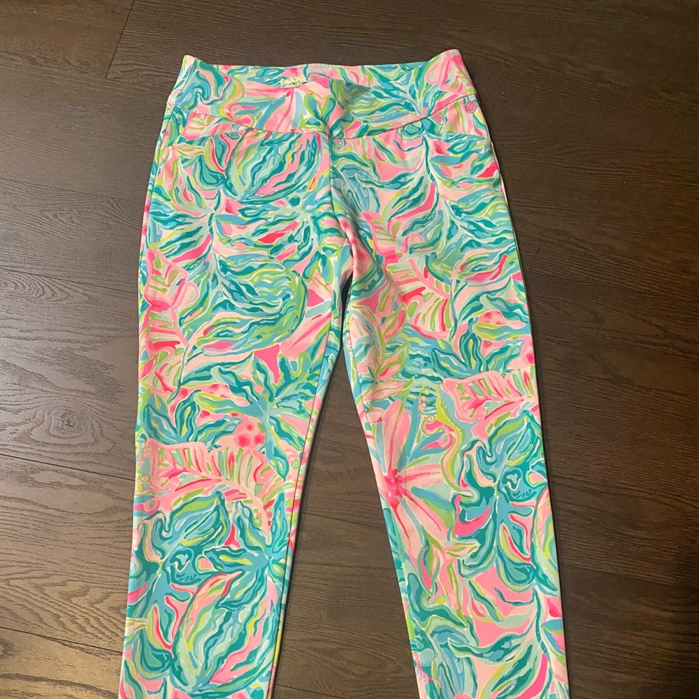 Lilly Pulitzer luxetic ladies golf pants, size 10, like new condition